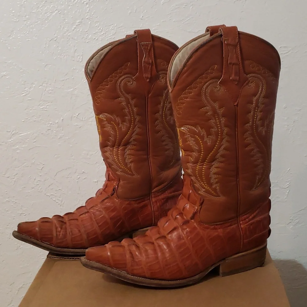 Alegator skin Mans boots - Picture 4 of 11